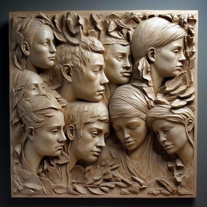 نموذج ثلاثي الأبعاد لآلة CNC 3D Art 